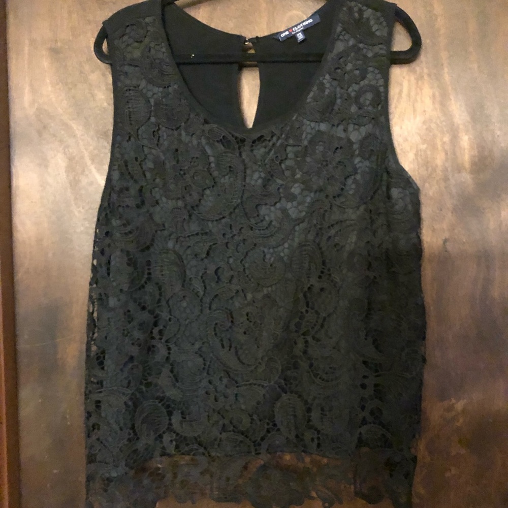 One Clothing Crochet Blouse